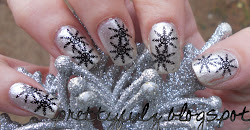 nail winter snowflake designs prettyfulz nails snowflakes long christmas cool