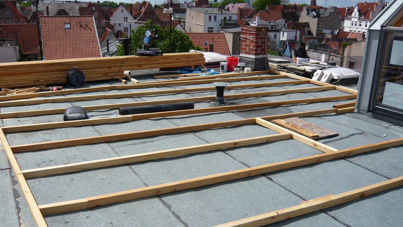19  Dachterrasse Unterkonstruktion