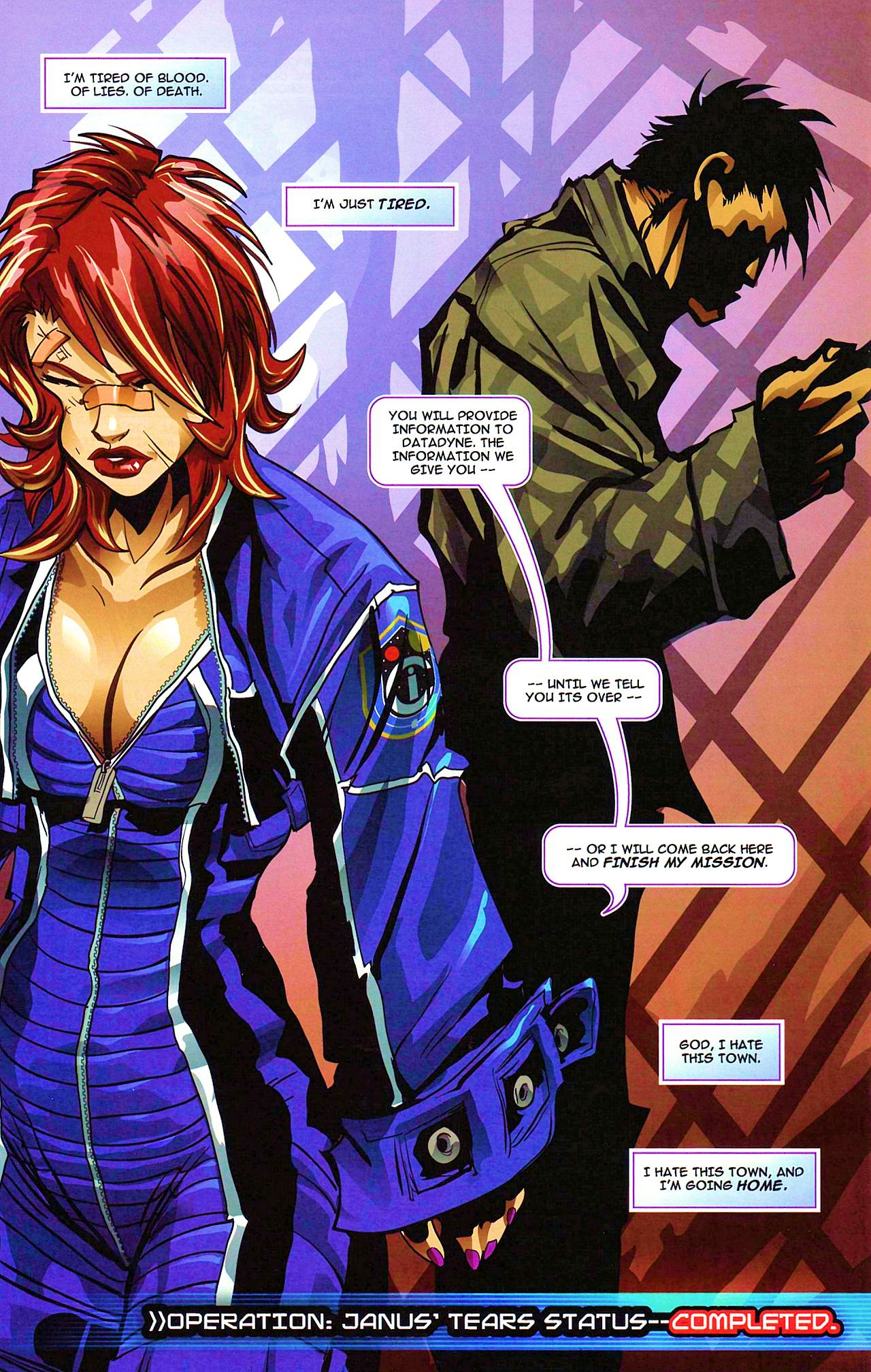 Read online Perfect Dark: Janus Tears comic -  Issue #6 - 33