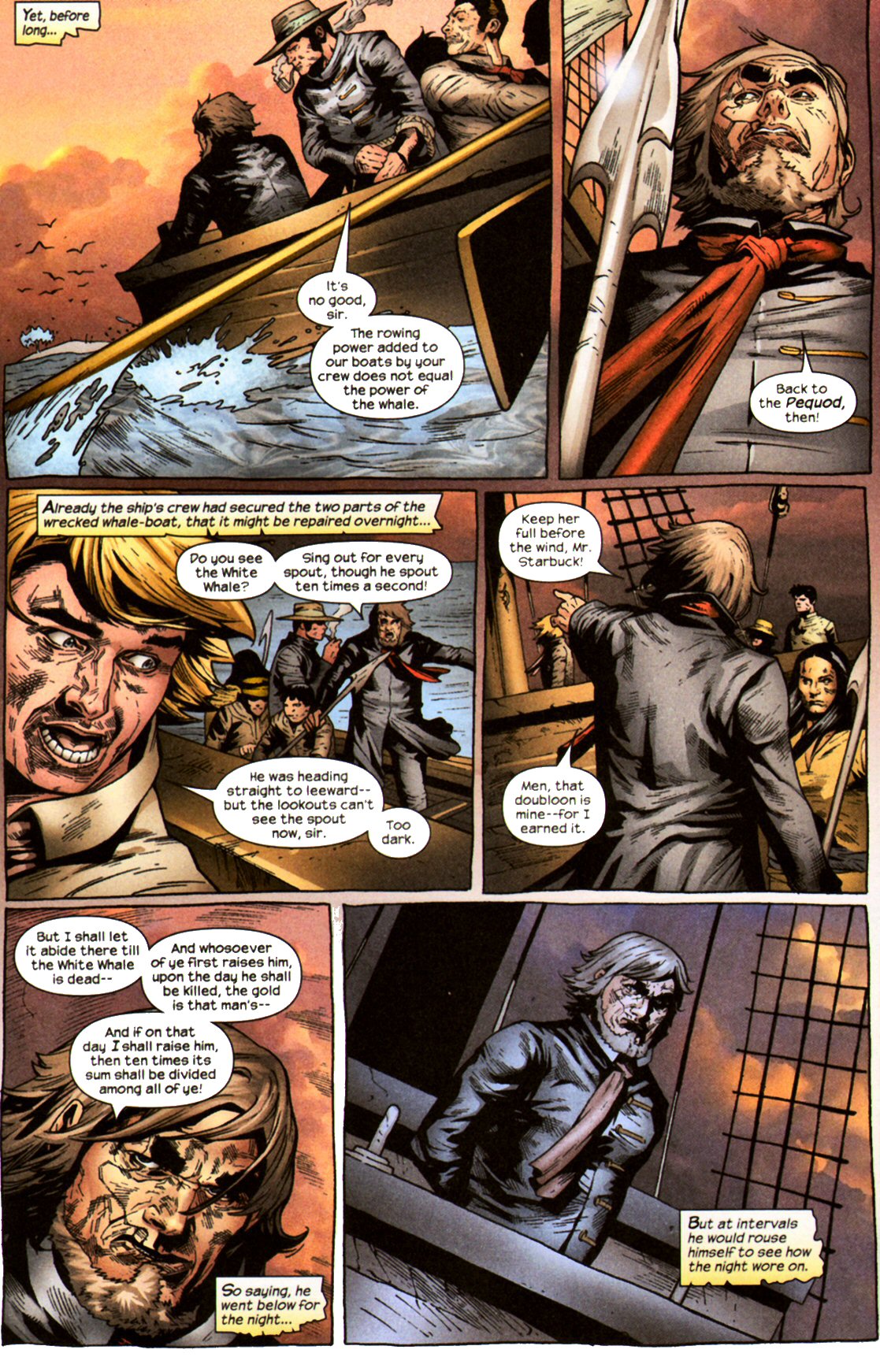 Read online Marvel Illustrated: Moby Dick comic -  Issue # TPB - 107