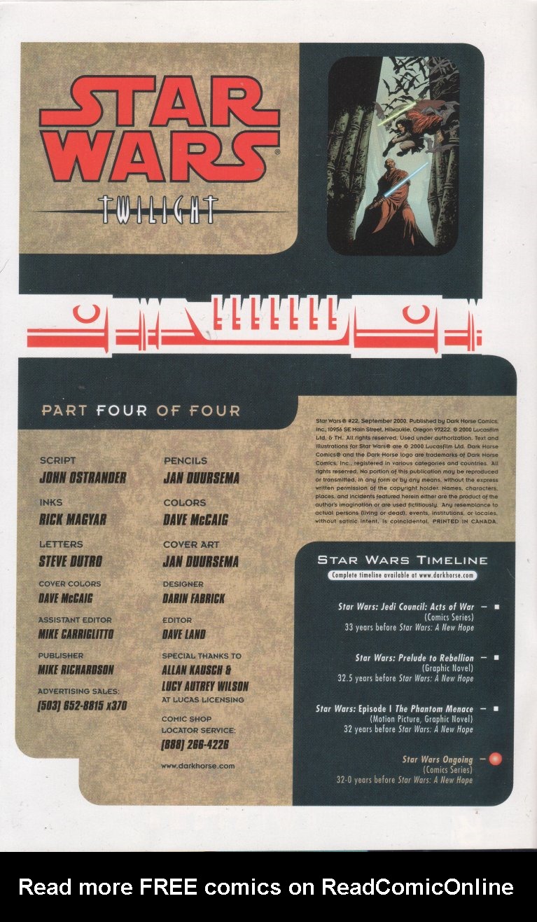 Read online Star Wars (1998) comic -  Issue #22 - 3
