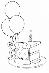 cake birthday happy drawing slice coloring pages card drawings cakes clip cards birthdays illustration getdrawings mom brithday cool tuesday presents