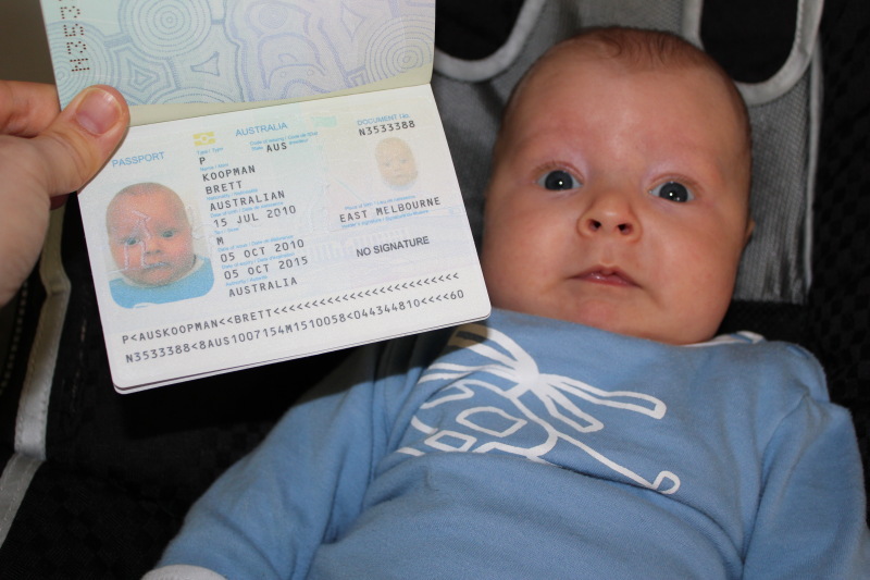 Brett Koopman I have my Australian Passport