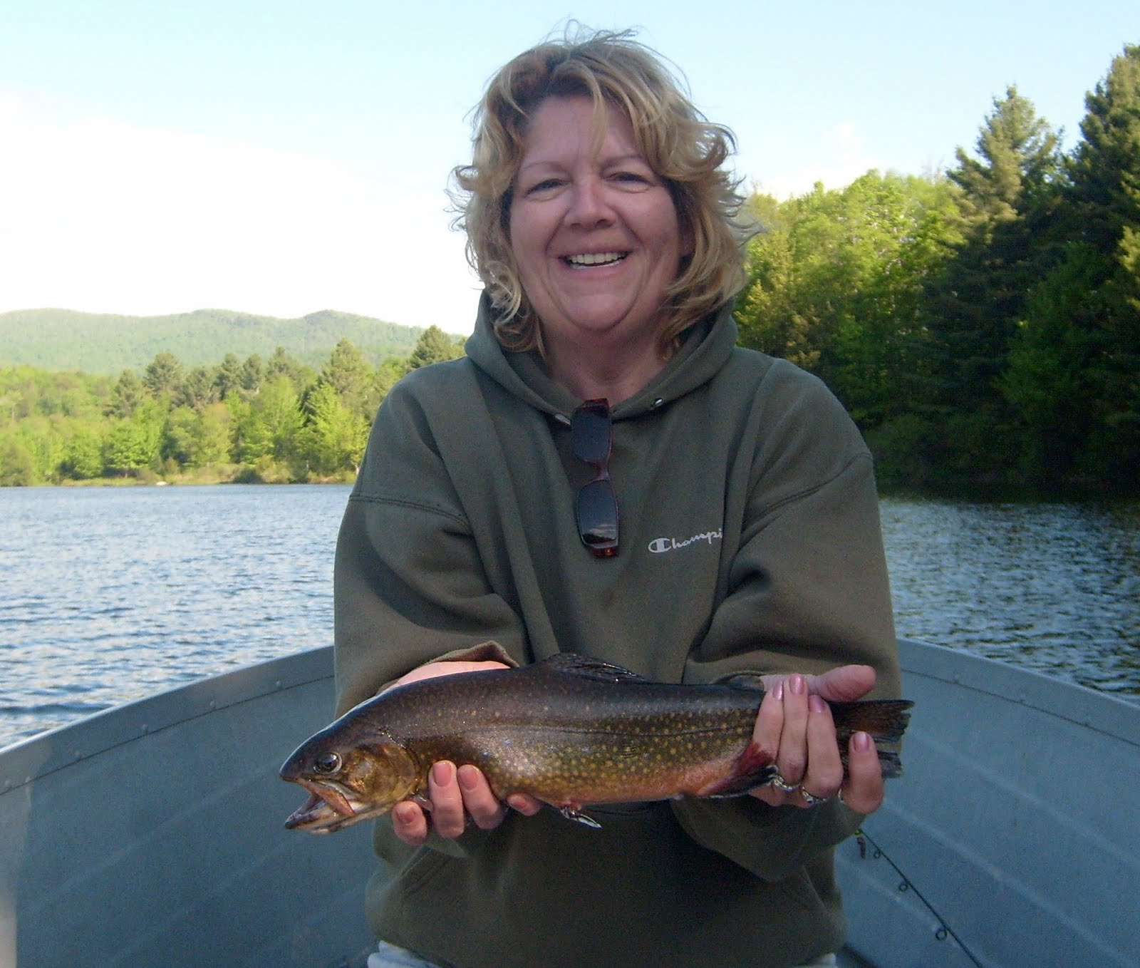 Vermont Spin Fishing Trips Trophy Brook Trout fishing at Colton Pond