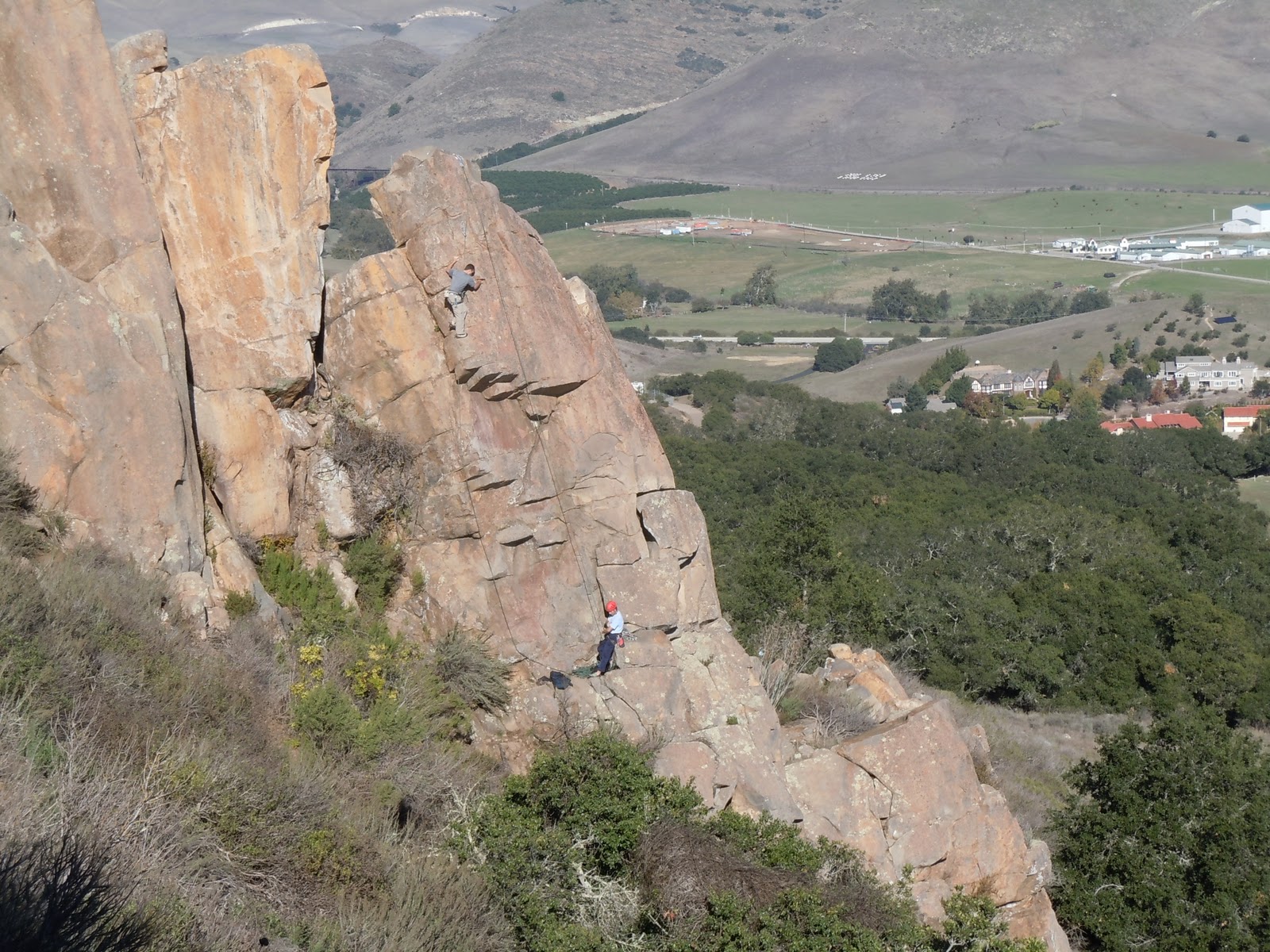 Climbing America Peak, San Luis Obispo, CA Elevation 1546 ft