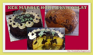 Yuslindhia Zamani: Kek Marble Horlicks - Coklat