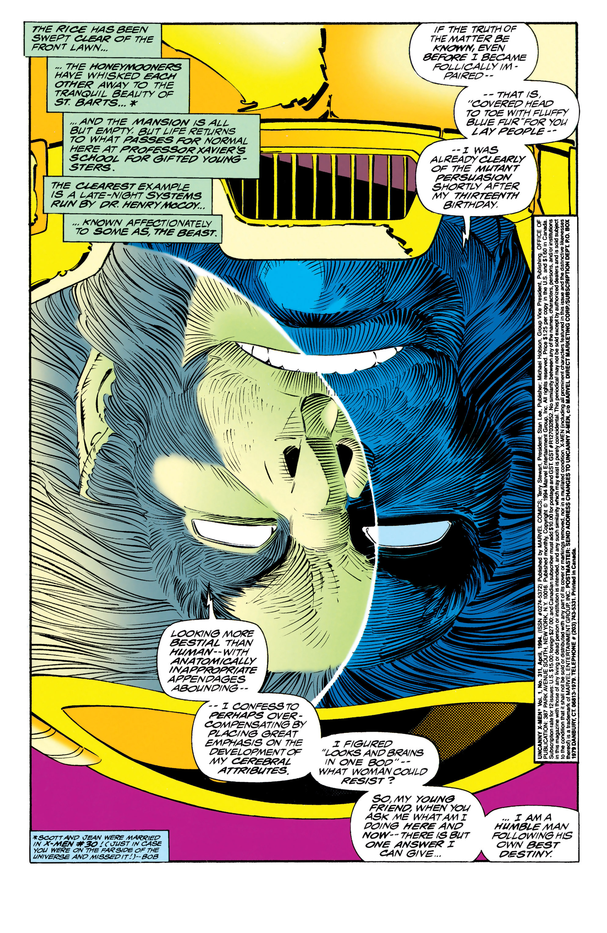 Read online Uncanny X-Men (1963) comic -  Issue #311 - 2