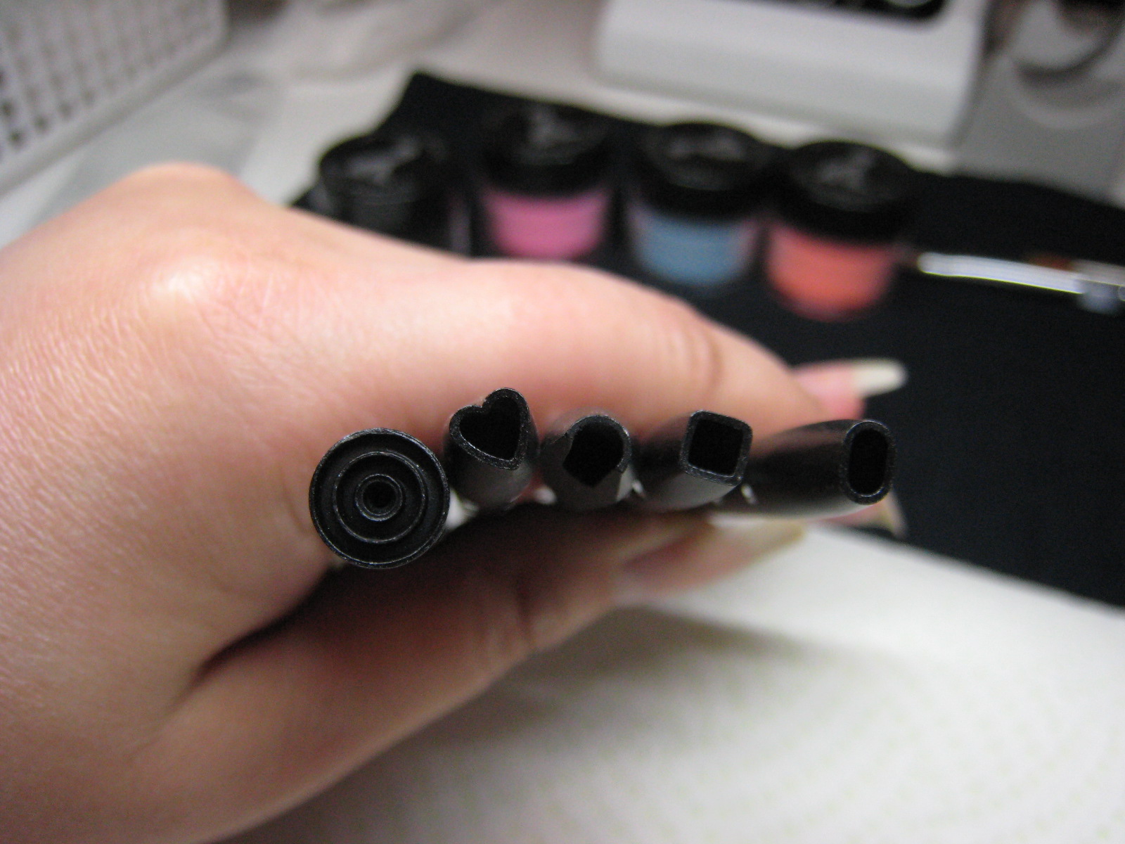 Jin Jin's Adventures Acrylic Overlay Nail Art Using Impression Tools