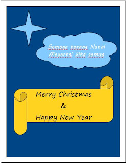 Dobi dobi: Cara membuat kartu natal