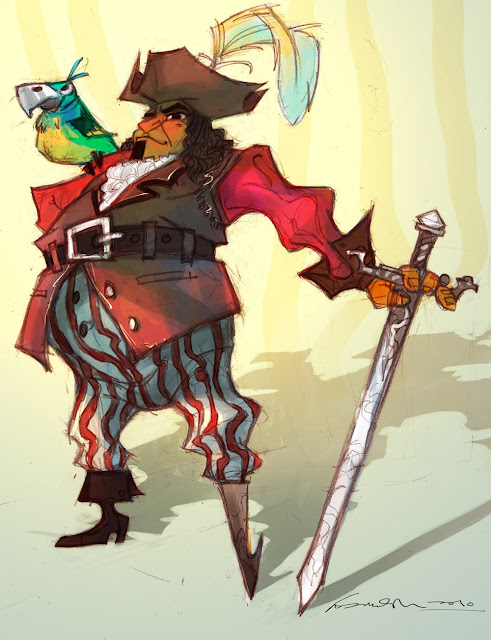 Lostinarc: Character Design -Pirate