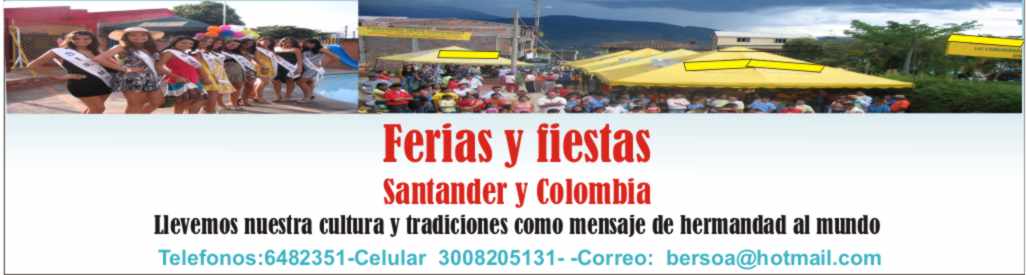 Ferias y fiestas: Colombia y Santander