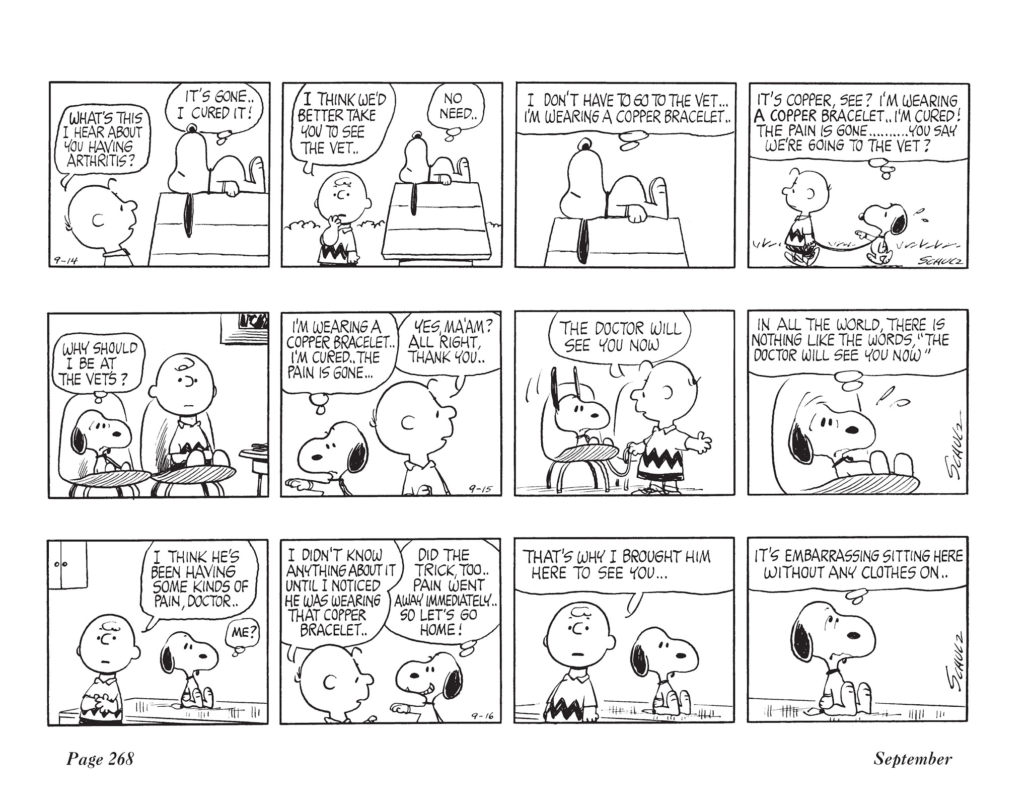 Read online The Complete Peanuts comic -  Issue # TPB 10 - 281