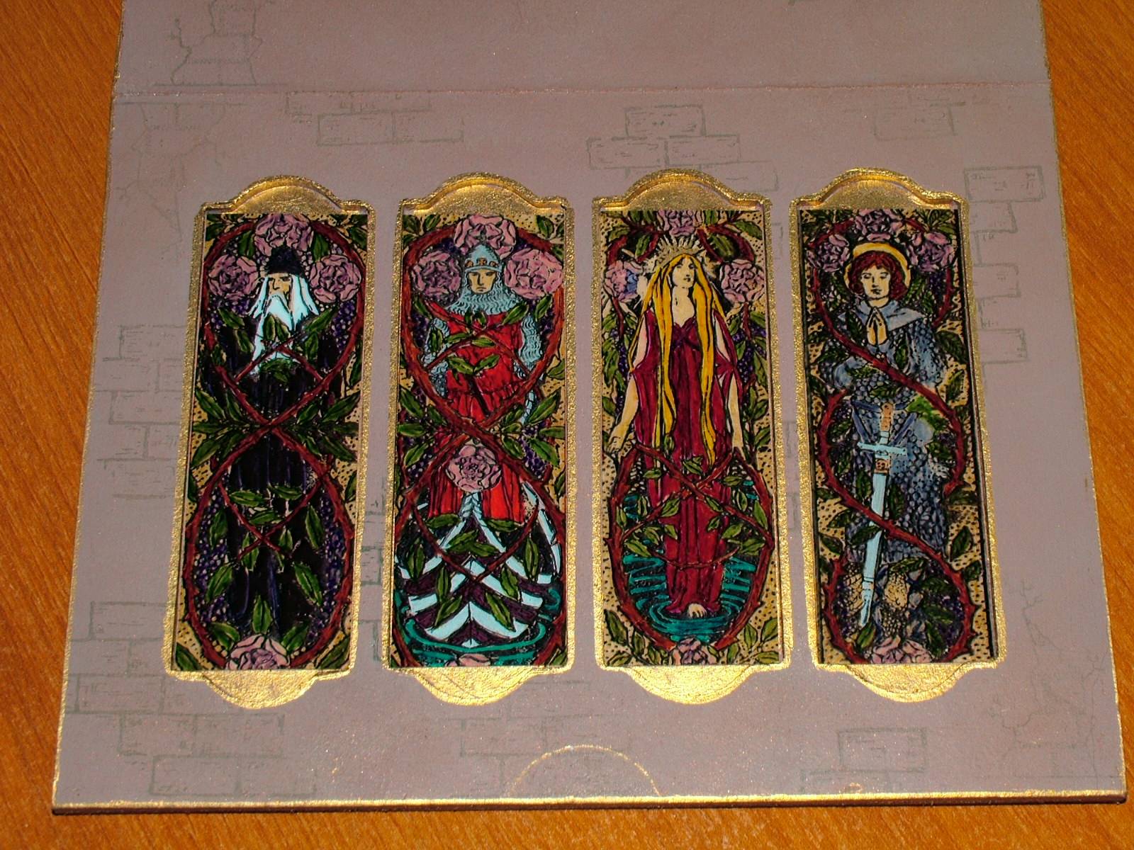 EKDuncan My Fanciful Muse Cardboard Microscope Slide