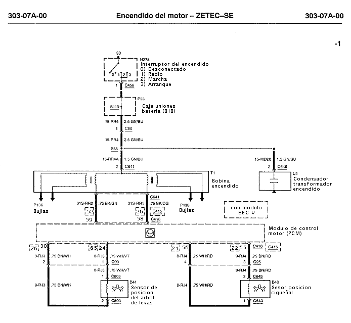 Diagrama de encendido electronico de ford ranger #7