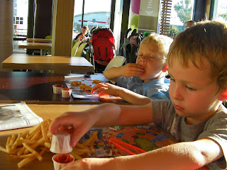 chips and chicken nuggets at McDonalds portsmouth