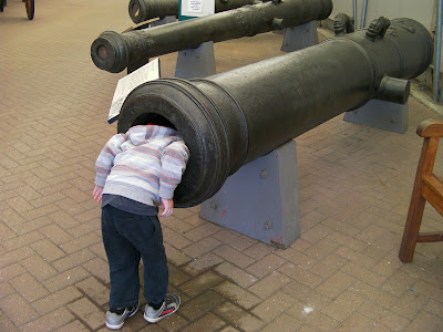 giant cannon at fort nelson royal armouries portsmouth