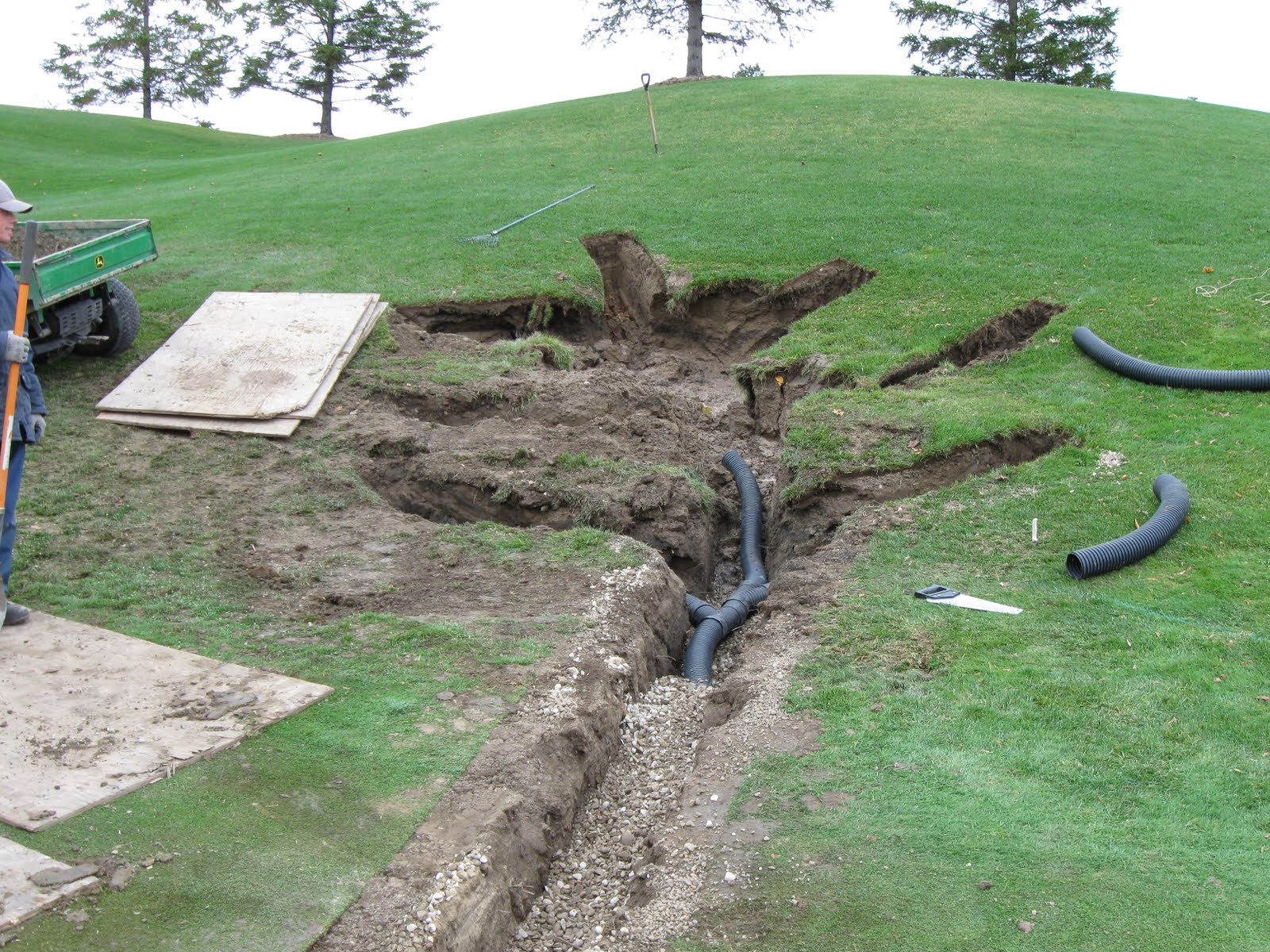 Rebel Creek Golf Club Course Updates Let it drain...