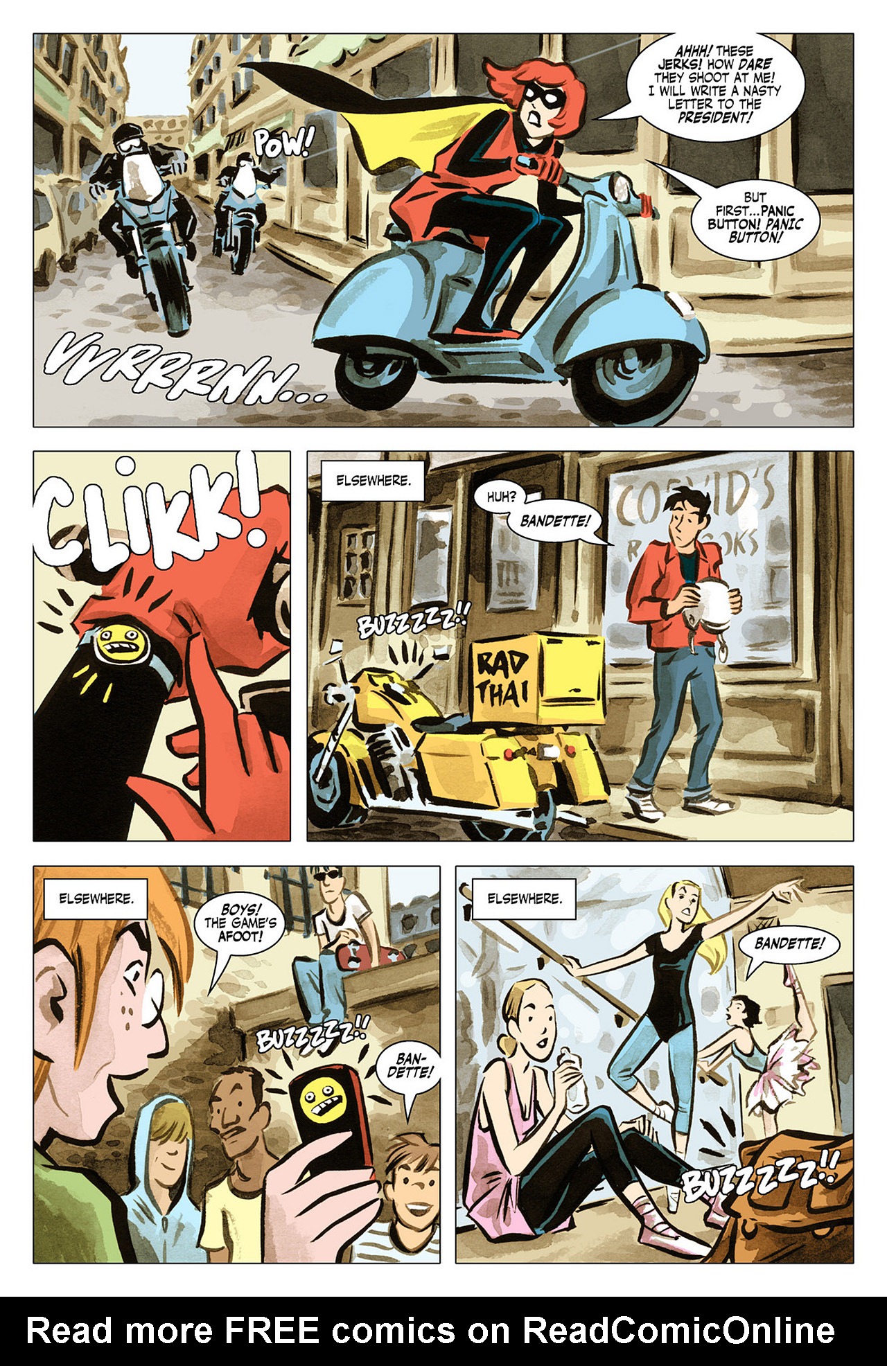 Read online Bandette (2012) comic -  Issue #1 - 9