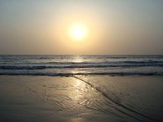 juhu beach sunset
