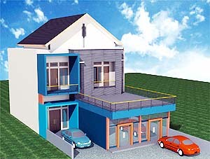 Bojong Kenyot Membangun rumah  sekaligus tempat usaha