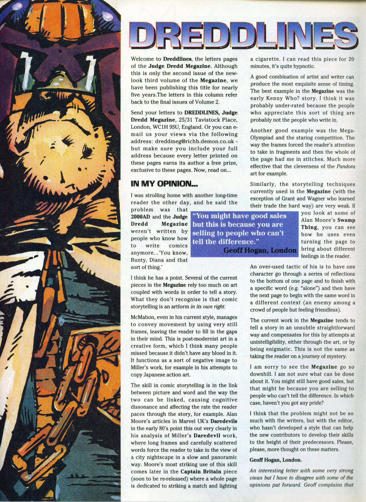 Read online Judge Dredd Megazine (vol. 3) comic -  Issue #2 - 38