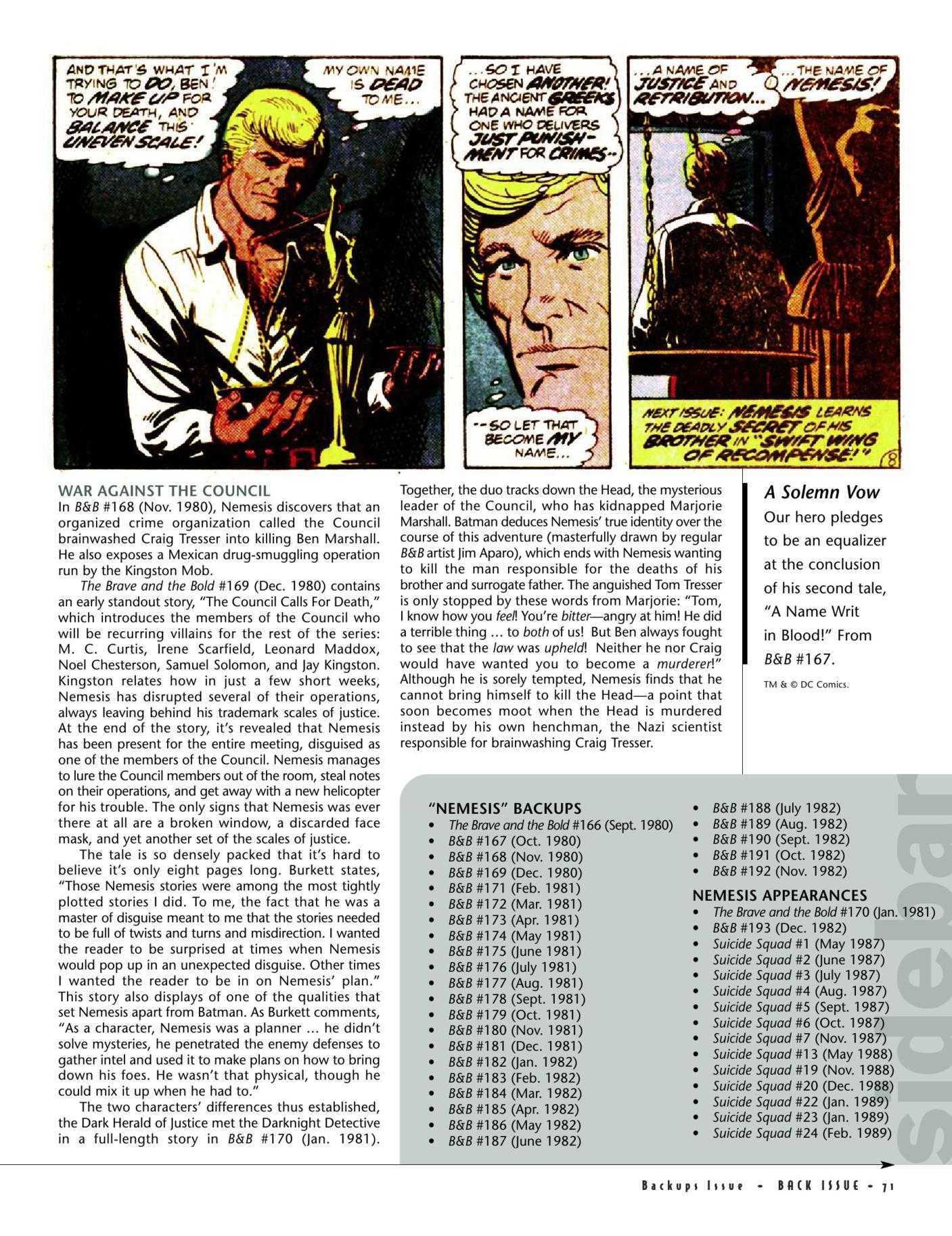 Read online Back Issue comic -  Issue #64 - 73