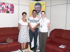 Reunião com a Diretora do SENAC Livramento - Patrícia Wortmann Reis, Vereador Edmundo, Jurema Fróes