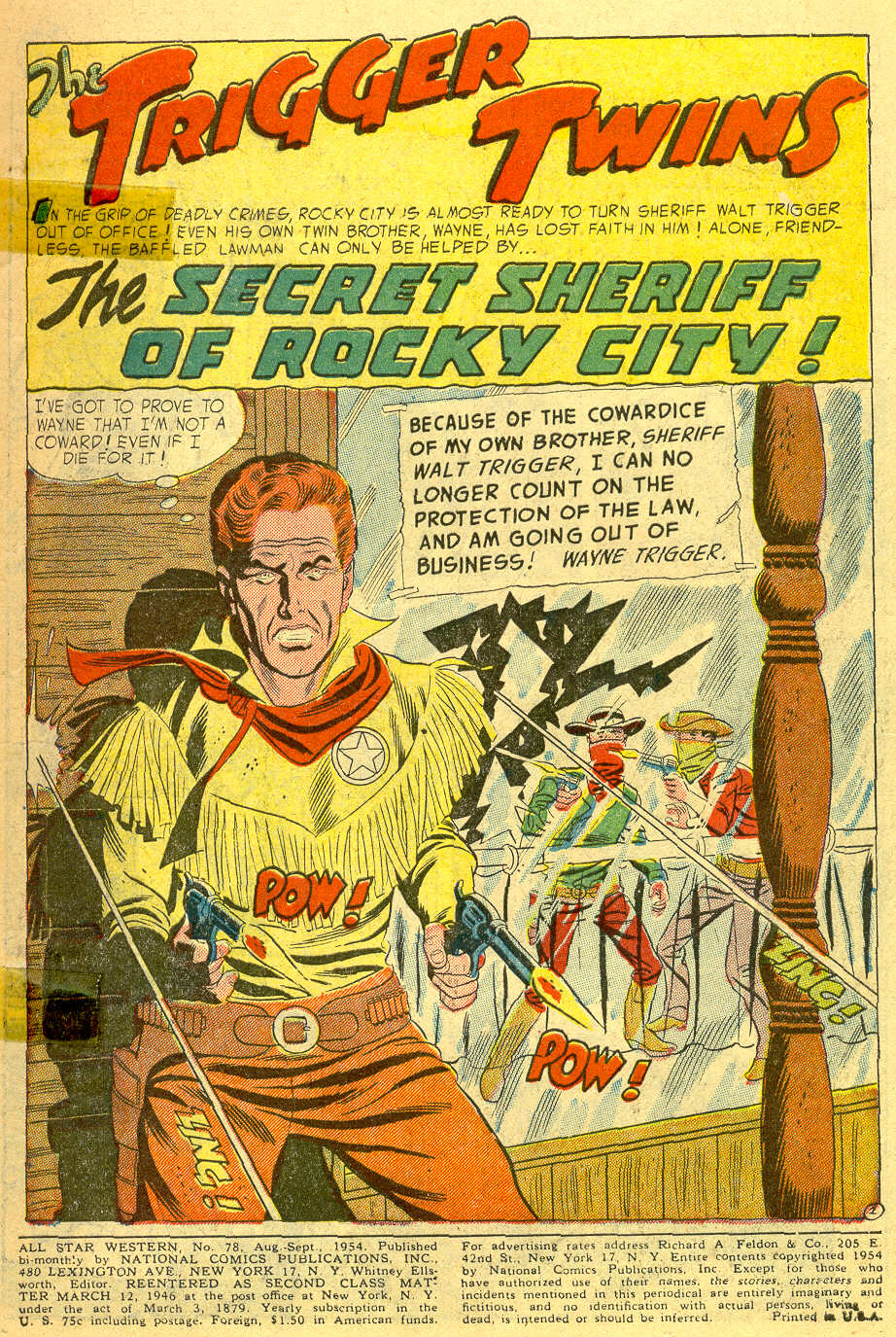Read online All-Star Western (1951) comic -  Issue #78 - 3