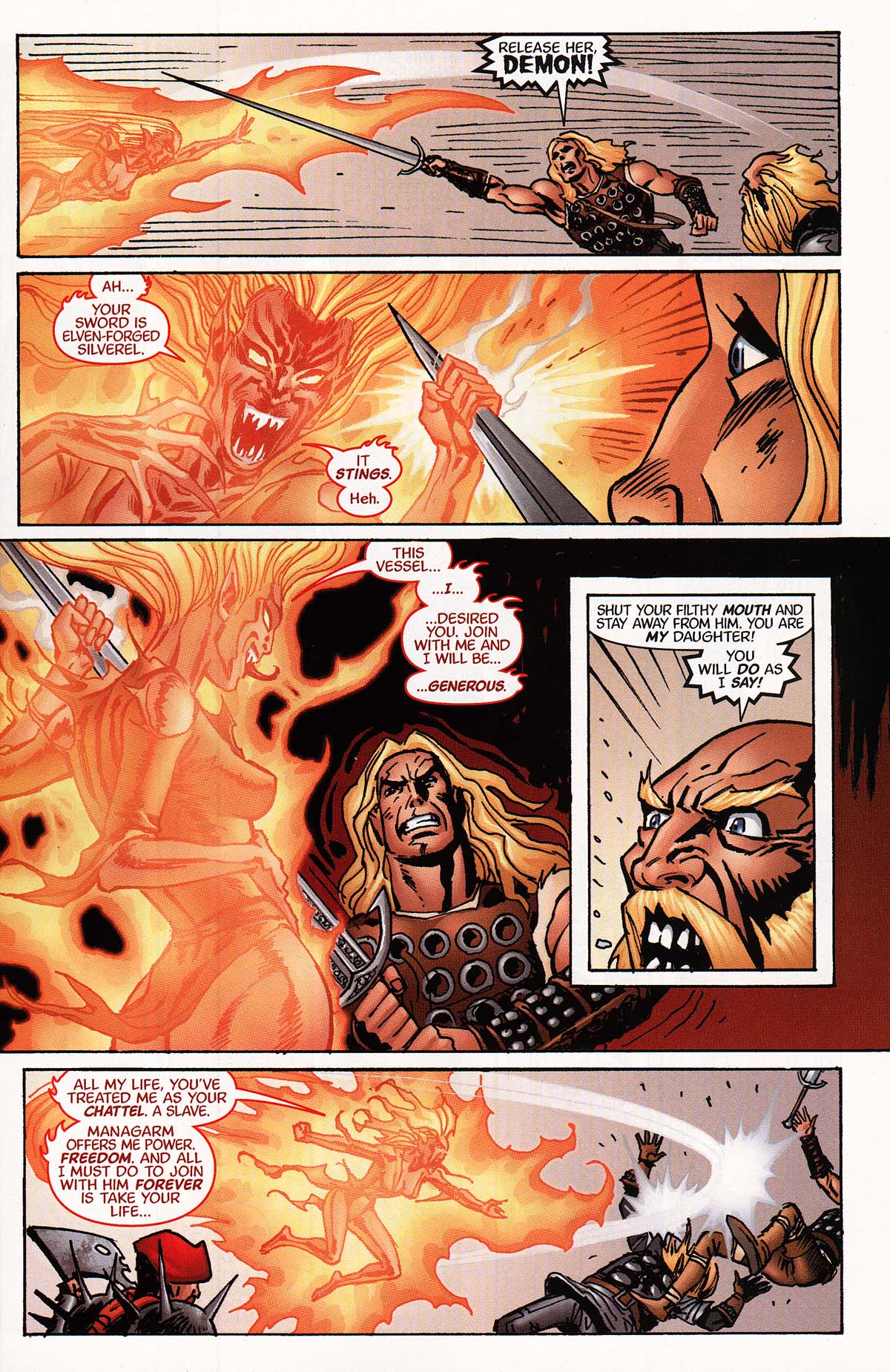 Read online R.A. Salvatore's DemonWars: Trial By Fire comic -  Issue #5 - 15