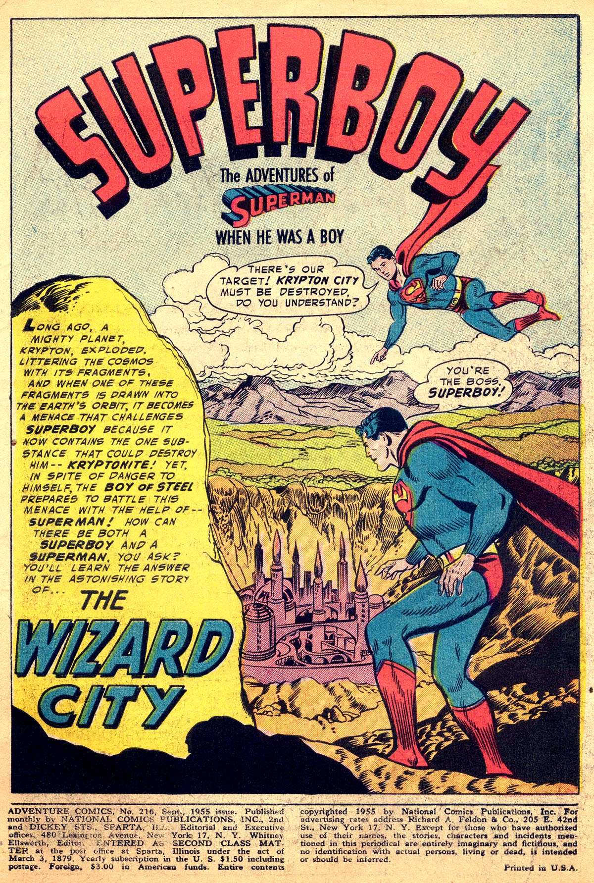 Read online Adventure Comics (1938) comic -  Issue #216 - 3