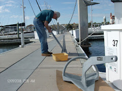Knute, our new Rockna anchor, awaiting installatin.  Boy, does he grab and hold the bottom!