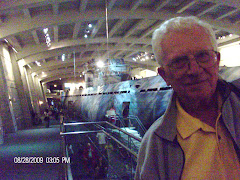 Fred and the U-Boat U-505 captured in WW II
