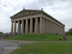 The Parthanon in Nashville's Centennial Park. A full scale replica of the Greek Parthenon