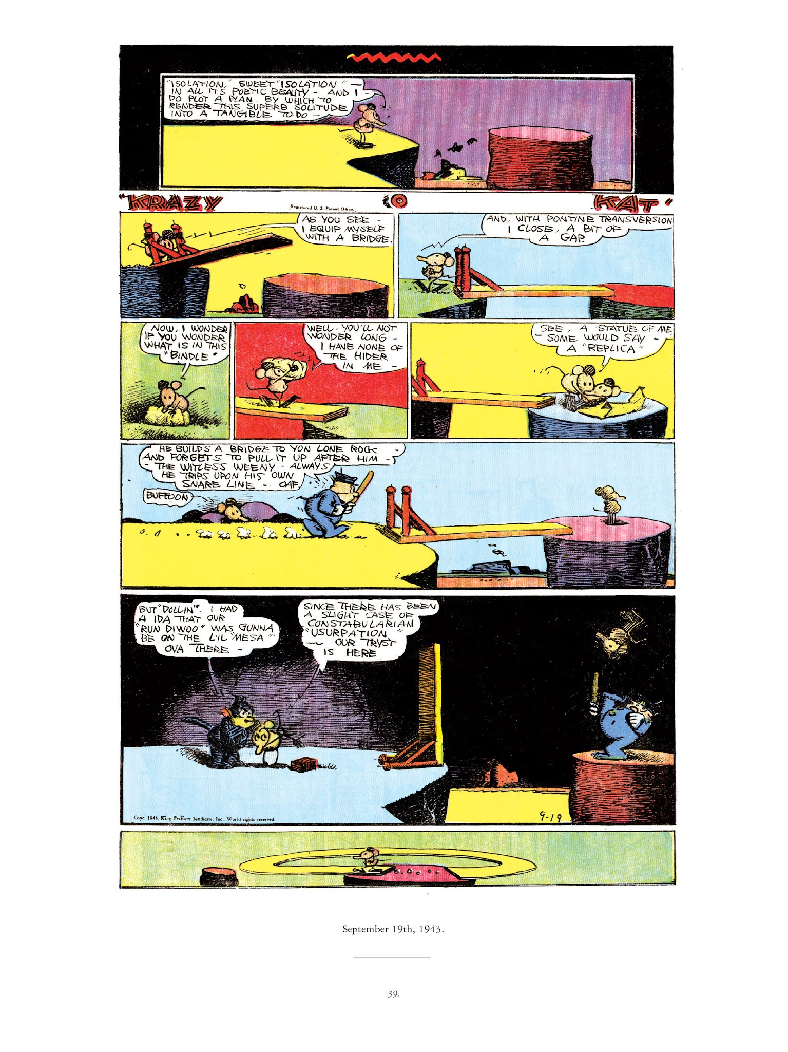 Read online Krazy & Ignatz comic -  Issue # TPB 13 - 65