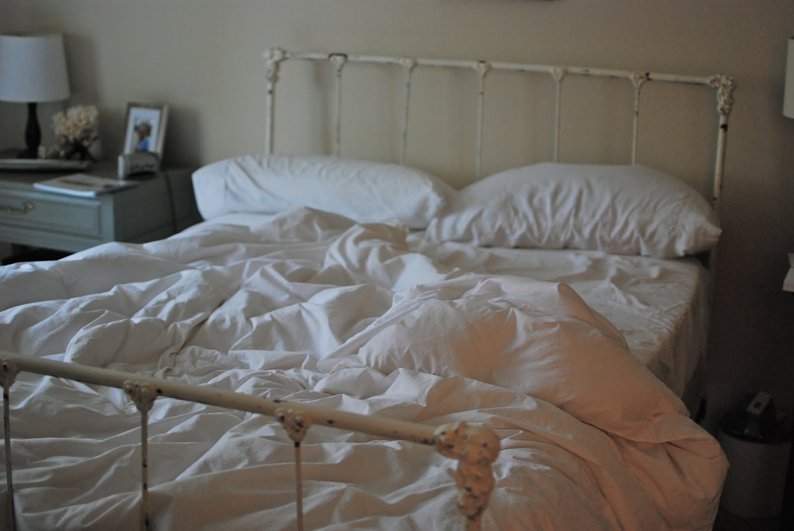 I want to leave the bed unmade