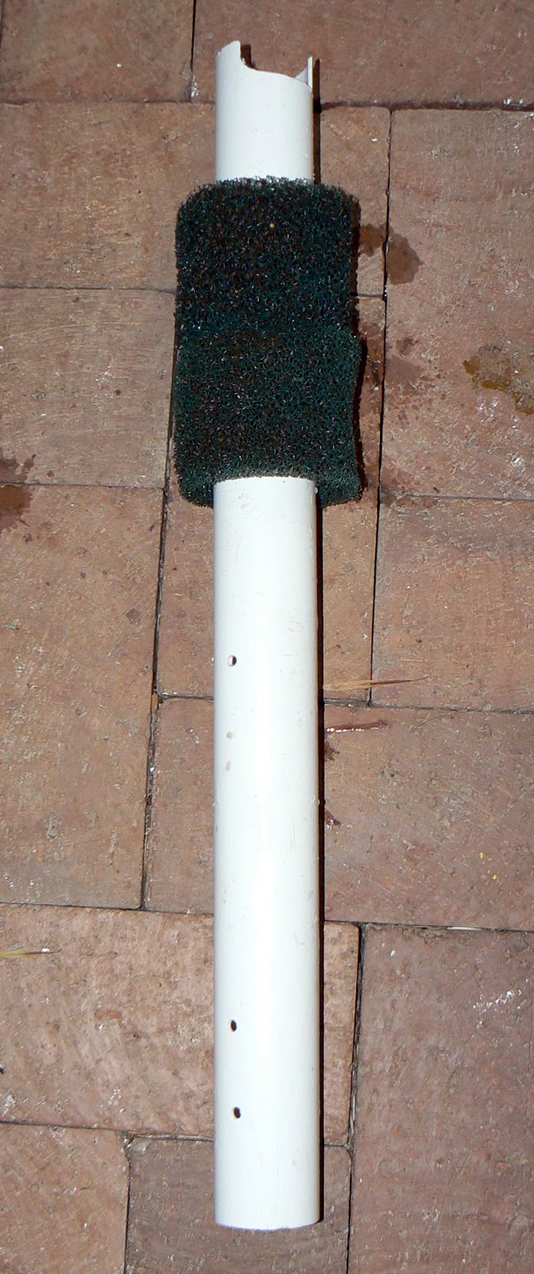 Snow Camp Aquaponics Downspout Silencer