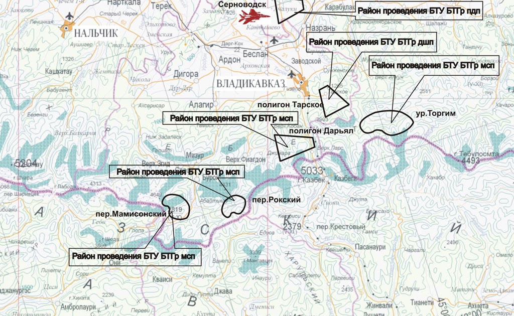 Тарское владикавказ карта