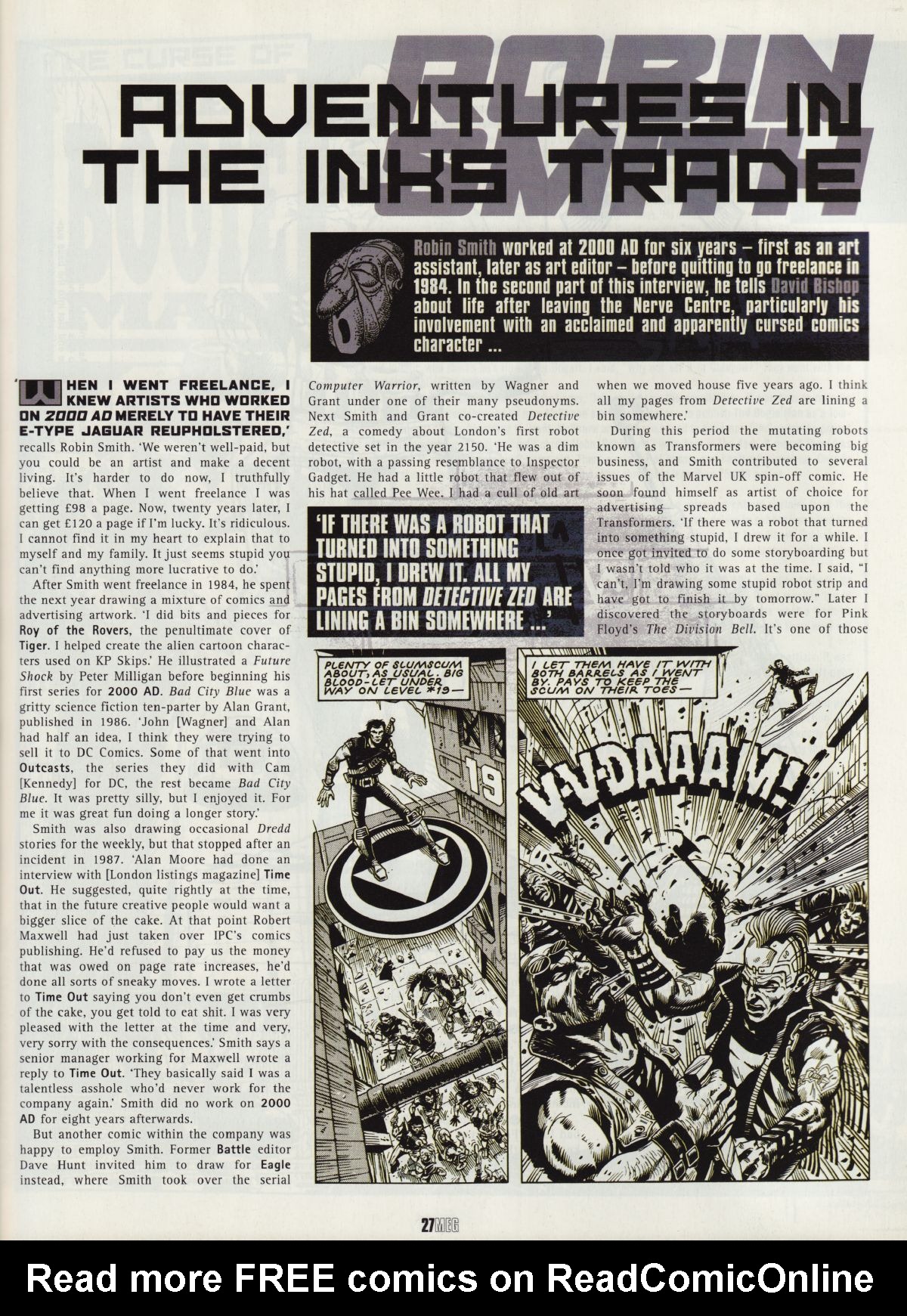 Read online Judge Dredd Megazine (Vol. 5) comic -  Issue #226 - 27