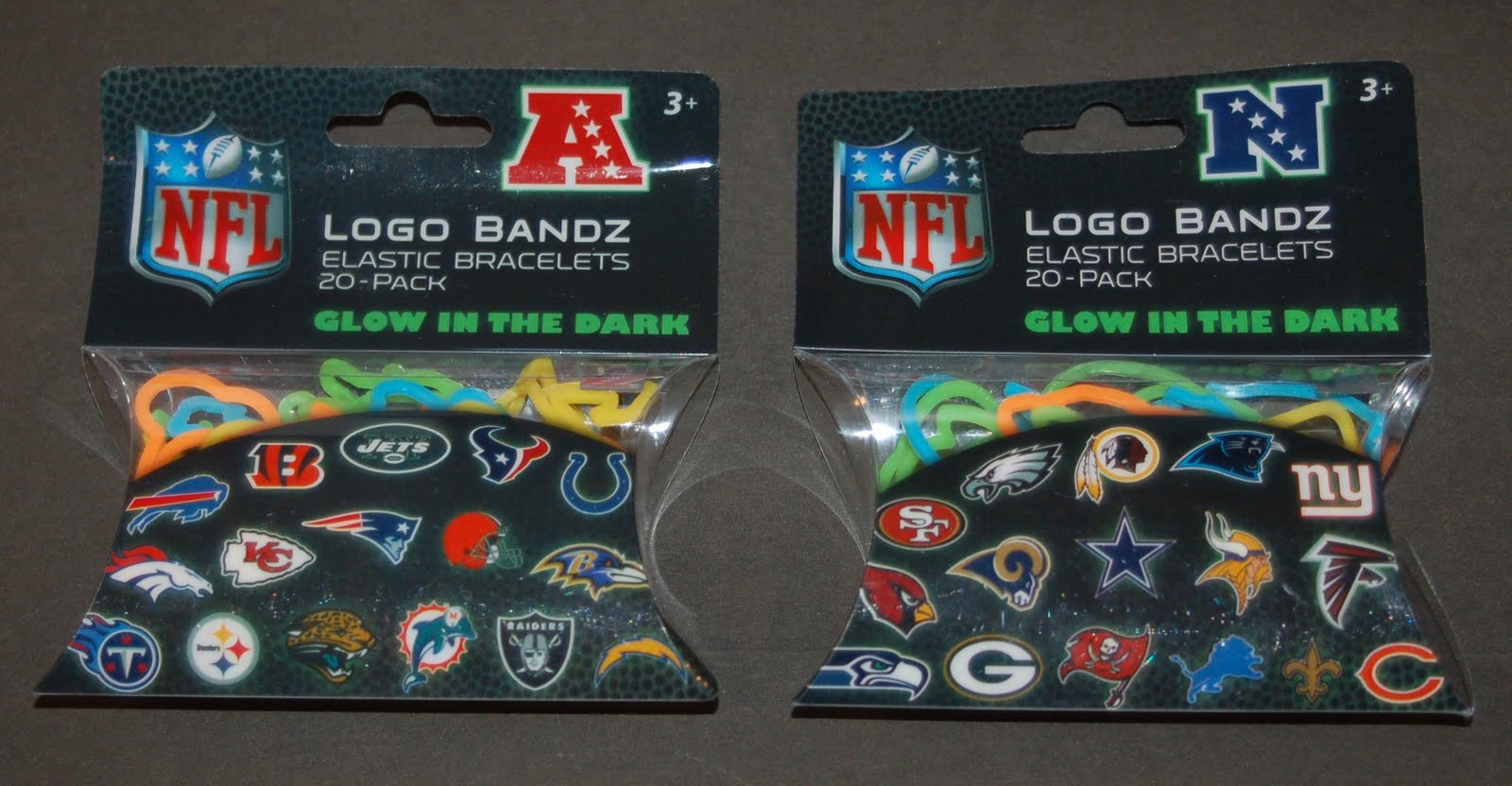 The Fleer Sticker Project NFL Logo Bandz