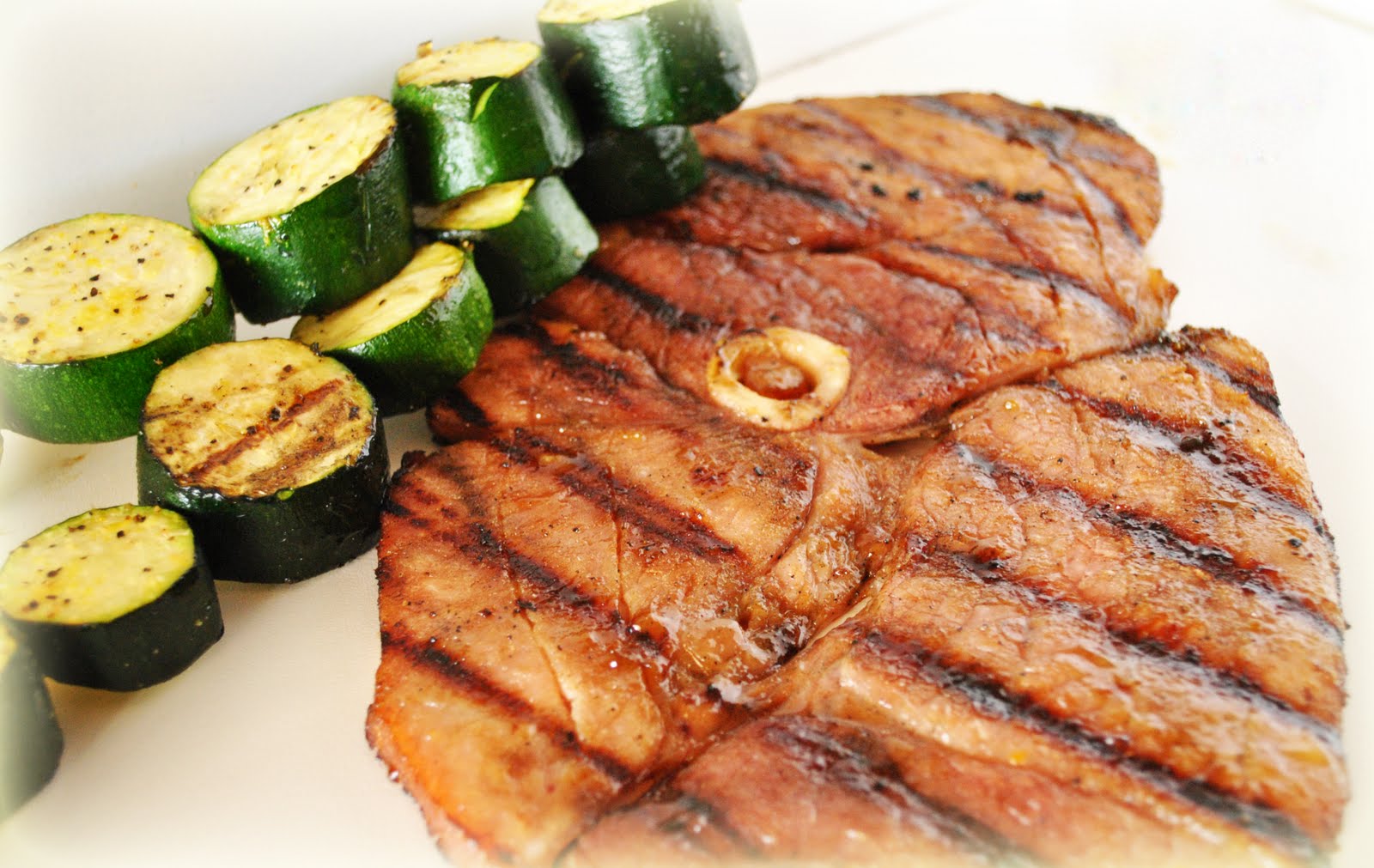 Delicious Dixie Ham Steak with PeachMustard Glaze