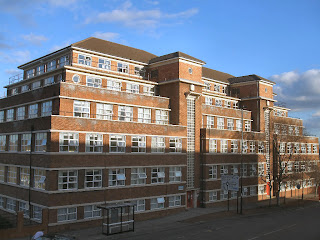 the old British Paints Works now converted to student accomodation