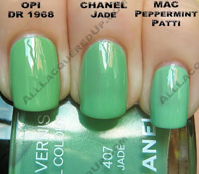 Chanel Jade Nail Collection Swatches & : All Lacquered