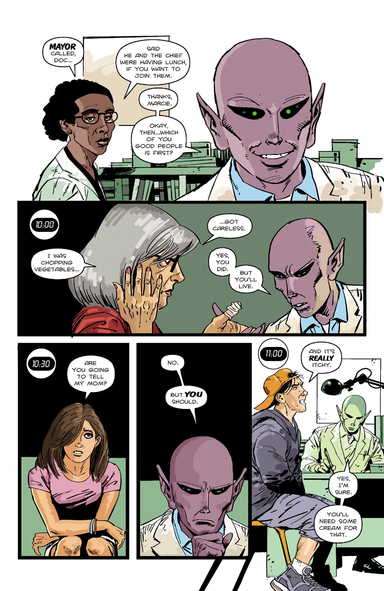 Read online Resident Alien: The Sam Hain Mystery comic -  Issue #1 - 4
