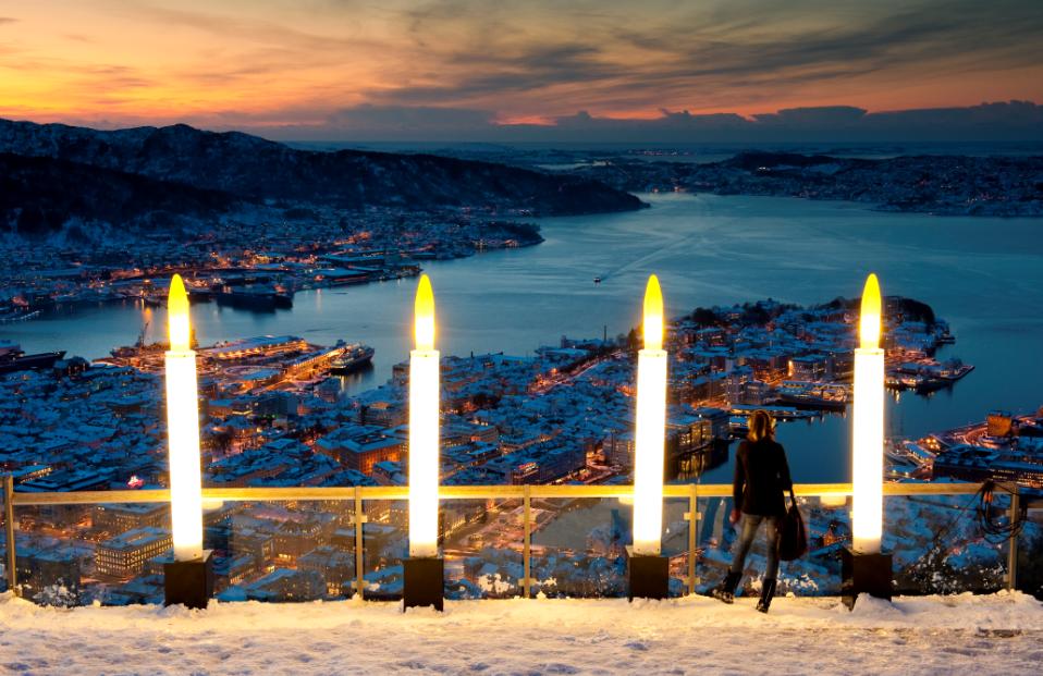 St. Paul-bloggen: St. Paul tenner adventslys over byen