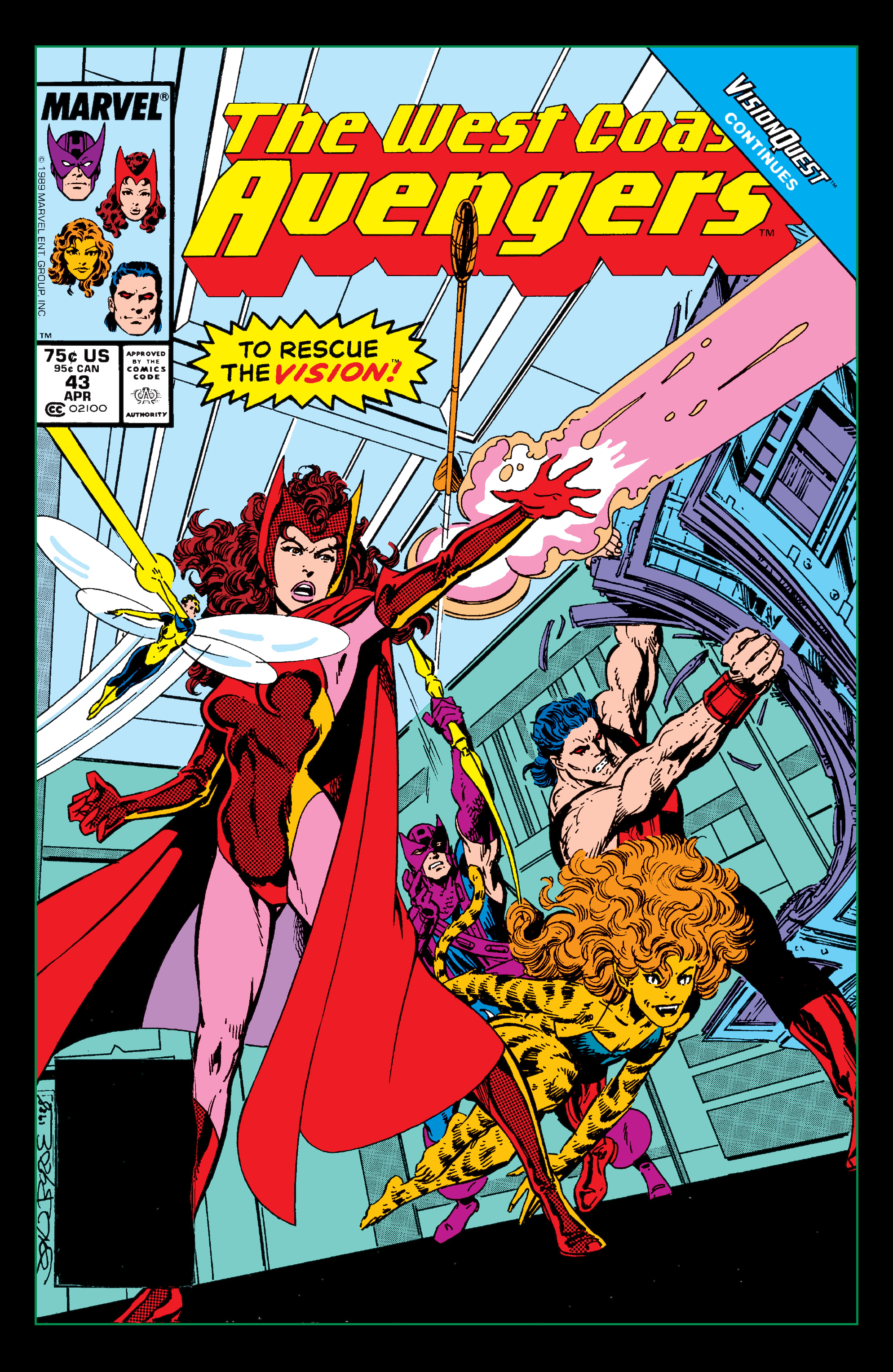 Read online Avengers West Coast Epic Collection: How The West Was Won comic -  Issue #Avengers West Coast Epic Collection Vision Quest (Part 2) - 78