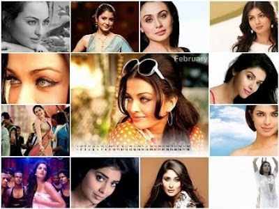 Bollywood Desktop Calendar 2011