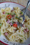 Bow Tie Pasta with Ham and Asparagus