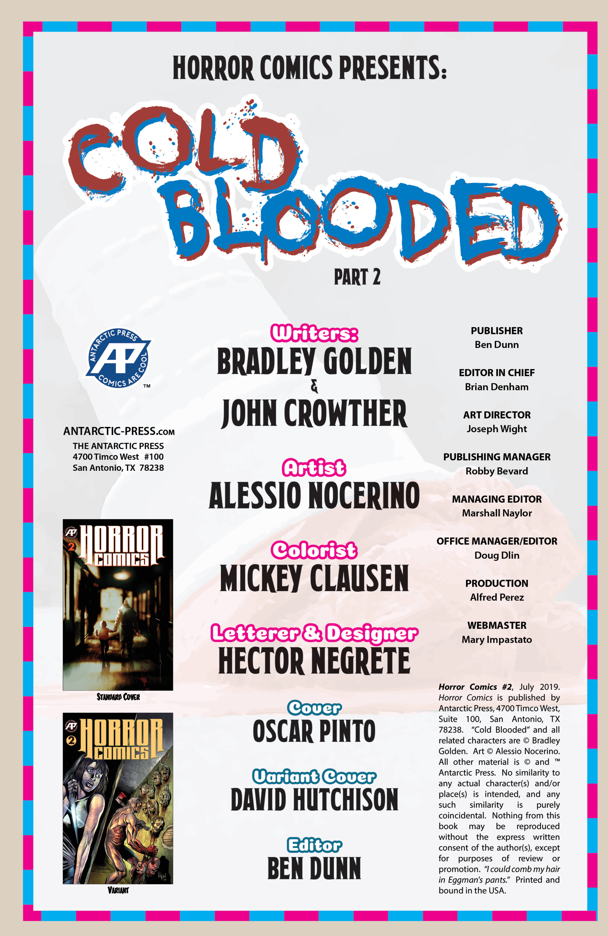 Read online Horror Comics comic -  Issue #2 - 3