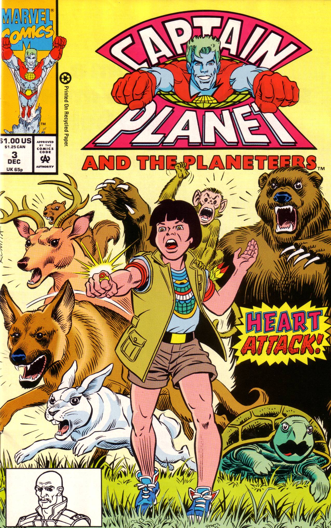 Read online Captain Planet and the Planeteers comic -  Issue #3 - 1