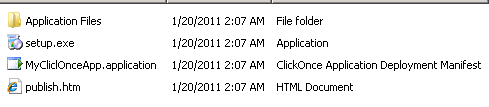 Dev Help: ClickOnce Deployment
